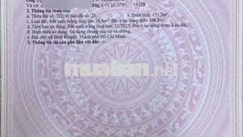 Bán đất mặt tiền đường bê tông xã Bình Khánh huyện cần giờ