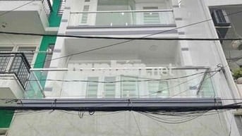 nhà 4x16m 4 tầng 4pn 5wc sân thượng, hẻm he hơi thông đường Bình Thành