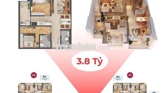 Bán Gấp - Căn hộ 2PN 62m2 - Giá 3.8 tỷ - View Biển/ Bán Đảo Sơn Trà