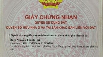 Bán đất Bắc Cầu,DT:80m,MT:6m, oto vào nhà