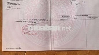 BÁN ĐẤT 1032m2,xã Hồ Tràm,tp Hcm( xã Phước Tân,Xuyên Mộc,BRVT cũ)