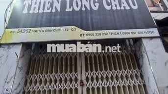 Bán nhà Mặt phố 4 lầu HXT 10m Nguyễn Đình Chiểu 3.5x12m Giá: 13.2Tỷ