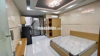 Phòng studio ban công thoáng, full nội thất mới 100%, máy giặt riêng