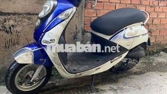 SYM Elite 50 Xanh trắng