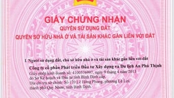 Bán đất khu đô thị mới An Phú Thịnh đảo B3