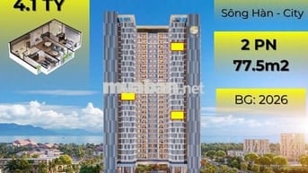 BÁN CĂN 2PN - 77.5m2 GIÁ 4 TỶ & VIEW BIỂN, CITY SIÊU ĐẸP.