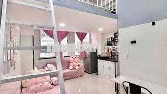 CHO THUÊ PHÒNG GÁC 4 NGƯỜi 4 XE , FULL NỘI THẤT NGAY CHỢ BÀ CHIỂU