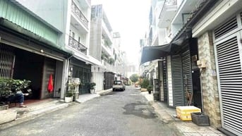 Nhà 4 tầng - Hẻm Nhựa 7m - 5pn - 4 x 15 - Tô Hiệu - Hoà Bình -16Tr