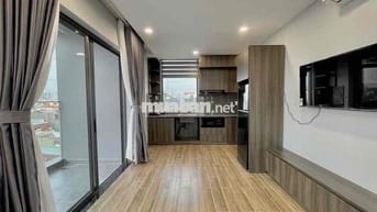 CHDV full nội thất 1pn mới 100% ban công,  máy giặt riêng bảo vệ 24/7