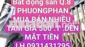 BĐS .Q.8  . Phuongphan . . SỔ HỒNG RIÊNG