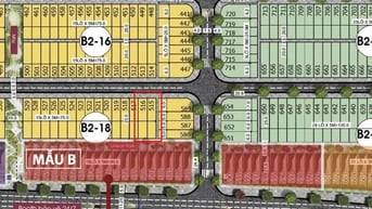 Bán hai lô liền kề đối lưng shophouse 230m đường Võ Tự DA Lakeside