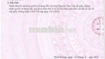 Bán đất khu cán bộ huyện đội P. Uyên Hưng, Tân Uyên, Bình Dương