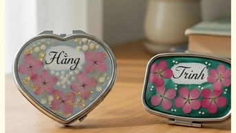 Gương khắc tên resin: Món quà "độc bản" khẳng định cá tính riêng