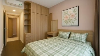 Cho nữ thuê lại một phòng trong căn hộ cao cấp