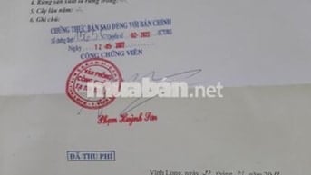 Bán đất nền khu dân cư 717 Phường 9, gần khu hành chính tỉnh Vĩnh Long