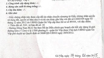 BÁN NHÀ DT 4M X 22M GIÁ RẺ, ĐƯỜNG HẺM Ô TÔ XE HƠI, QUANG TRUNG P8 