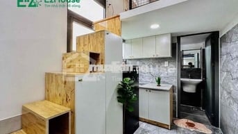 Phòng duplex view kính, cửa sổ trời. Full nội thất gần Aeon tân phú