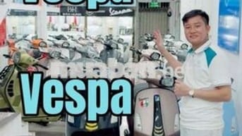 Vespa Sprint Vàng đồng TFT & Hồng Poecher