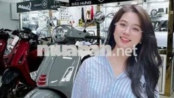 Vespa Gts xám si măng 2022 ngay chủ xe siêu đẹp