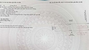 Bán Đất Thổ Cư Đường Lớn Cầu Xẻo Rô An Biên Kiên Giang