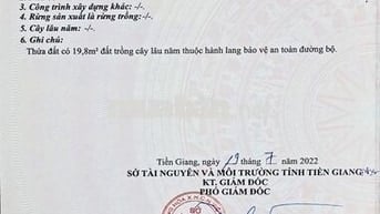 CHÍNH CHỦ BÁN ĐẤT THỔ CƯ TẠI XÃ LONG BÌNH, GÒ CÔNG TÂY TIỀN GIANG