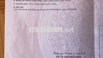 Chính chủ cần bán LÔ ĐẤT mặt tiền