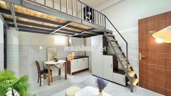 DUPLEX GÁC CAO_FULL NỘI THẤT (THANG MÁY_BẢO VỆ) VƯỜN LÀI.Q12_ĐH NTT_VL