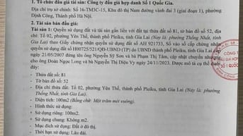 CÔNG TY ĐẤU GIÁ HỢP DANH SỐ 1 QUỐC GIA THÔNG BÁO BÁN ĐẤU GIÁ TÀI SẢN