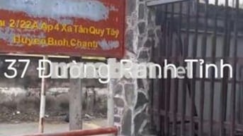 Nhà sổ hồng riêng chính chủ, sát chợ Bình Chánh