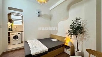 cho thuê cân hộ mini Q1- Lý Tự Trọng - 1PN, ban công, máy giặt riêng