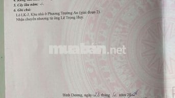 Cần bán đất thổ cư 100% khu Phương Trường an, dân cư đông dúc