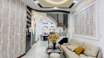 NHÀ 4 TẦNG BTCT - GẦN MẶT TIỀN NGÔ GIA TỰ - THIẾT KẾ HIỆN ĐẠI - NỘI TH