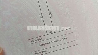 Bán đất mặt tiền đường phạm sư mạnh - khuê trung - cẩm lệ