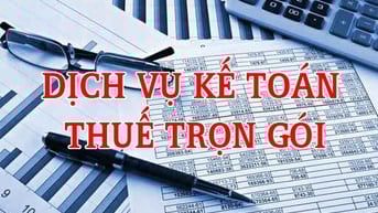 Dich vụ kế toán, nhận làm báo cáo thuế...tại nhà