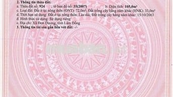 THẠNH MỸ ĐƠN DƯƠNG vùng ven Đà Lạt