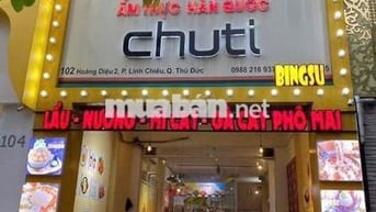 SANG NHƯỢNG GIÁ RẺ QUÁN ẨM THỰC HÀN QUỐC Tại THỦ ĐỨC