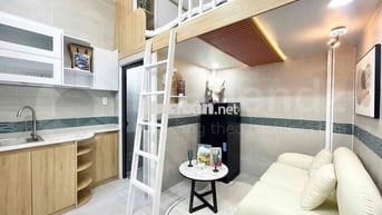 KHAI TRƯƠNG CHDV DẠNG CÓ GÁC BAN CÔNG FULL NỘI THẤT CÓ THANG MÁY