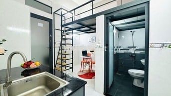 PHÒNG GÁC LỬNG FULL NT - GÁC CAO 2M - FREE PHÍ XE