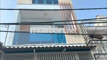 ✅NHÀ [ 4 x 12] 4 tầng 4PN ,3WC,hẽm 5m thông,đường Hương lộ 2 ✅