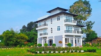 Mua đất có sẵn biệt thự sân vườn vừa xây dựng mới