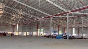 Cho thuê xưởng Ql 22 kcn tân phú trung Củ Chi dt 3500m 