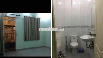 Nhà 4x6 hẻm thông xe hơi. 1 lầu 2pn 2wc không ngập nước