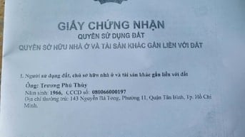 Tôi chính chủ cần bán căn nhà khu nội bộ Khu Tên Lửa