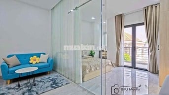 🥱🥱SIÊU PHẨM 1PN TÁCH BẾP NHÀ KÍNH BAN CÔNG SIÊU ĐẸP NGAY CHỢ BÀ CHIỂU