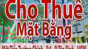 Mặt Bằng Cho Thuê : 44 Trường Chinh P.4 Q.Tân Bình HCM - dt:3x9m 