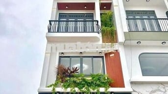 Nhà mới đẹp y hình 4 x 18 có 5pn 5wc sân thượng