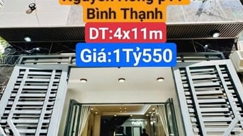 💥 BÁN GẤP NHÀ HXH 5M ĐƯỜNG NGUYÊN HỒNG P11 BÌNH THẠNH GIÁ 1TỶ550 SHR