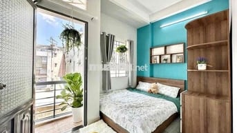 CHDV - 1PN - Tân Định Quận 1 - có balcon tách bếp - đầy đủ tiện nghi