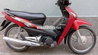 Wave alpha 100cc màu đỏ mua 2006,1 đời chủ xe zin
