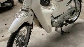 Cần bán xe cup 50cc Halim màu trắng, xe rất mới, đăng ký 2020